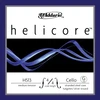Image de D'Addario H513 4/4M - Helicore Corde Sol Cello 4/4 Medium Filé Argent