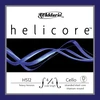 Image de D'Addario H512 4/4H - Helicore Corde Ré Cello 4/4 Heavy Filé Titane