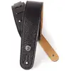 Image de D'Addario 20GL00 sangle guitare en cuir Slim Garment (noir)