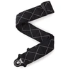 Image de D'Addario 50BAL02 Auto Lock Guitar Strap Black Padded Diamonds