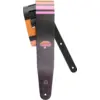 Image de D'Addario 25RUN81 D'Addario Outrun Printed Leather Guitar Strap Courroie de guitare en cuir pour guitare électrique