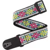 Image de D'Addario 50TC00 D'Addario Pad Lock Woven Guitar Strap Courroie de guitare en nylon avec cadenas
