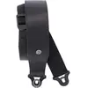 Image de D'Addario 25BAL00 Comfort Leather Auto Lock Guitar Strap Black sangle de guitare