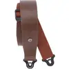 Image de D'Addario 25BAL02 Comfort Leather Auto Lock Guitar Strap Brown sangle de guitare