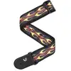 Image de D'Addario 50F09 sangle guitare Hot Rod Flame (rouge)