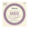 Image de D'Addario EJS57 Banjo 5St Stainless Steel Light Plus