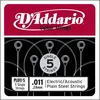 Image de PL011-5 Plain Steel 11 5-pack