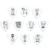 Image de Joe Satriani Guitar Picks White 10 Pack Heavy