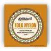 Image de D'Addario EJ33 Folk Nylon Ball End 80/20 Bronze/Clear