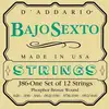 Image de D'Addario EJ86 jeu de cordes pour bajo sexto