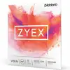 Image de D'Addario DZ310 1/2M Zyex Violin String Set 1/2 Scale, Medium Tension Jeu de cordes pour violon