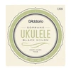 Image de D'Addario EJ53S Ukulele Black Nylon Soprano