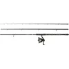 Image de Mitchell Tanager G2 Feeder Combo | Ensemble de 3 Cannes à pêche grossière et moulinets | La Carpe, la brème et Le Barbeau | Débutants à intermédiaires | Black, 3.30m Moderate Fast Rod, 3000 Size Reel
