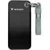 Image de Verbatim Pocket SSD 1 to Disque Dur Externe Portable Solid State Drive USB 3.2 Gen 2 pour Mac, PC & Console de Jeux Noir/Gris