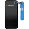 Image de Verbatim Pocket SSD 1To (SSD NVMe Externe, USB 3.2 Gen 2, jusqu'à 1000 Mo/s de Lecture et d'écriture, Disque Dur Portable pour Mac, PC et Console de Jeux, Noir/Bleu)