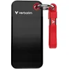 Image de Verbatim Pocket SSD 1 to Disque Dur Externe Portable Solid State Drive USB 3.2 Gen 2 pour Mac, PC et Console de Jeux, Noir/Rouge