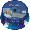 Image de Verbatim 43811 25GB 6x BD-R SL Datalife jet d'encre imprimable - 25 Pack Spindle