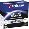 Image de 1x5 Verbatim M-Disc BD-R Blu-Ray 50GB 6X Speed, Jewel Case