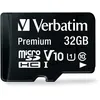 Image de Verbatim Carte mémoire microSDHC Premium 32 Go noire avec adaptateur - pour capture vidéo full HD - résiste à l'eau & aux chocs - carte mémoire SD pour appareil photo smartphone tablette