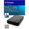 Image de Verbatim Disque dur externe 2TB USB 3.0, 8,89 cm (3,5") 47683