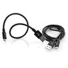 Image de VERBATIM câble Lightning vers USB - noir - lot de 2 - câble de chargement solide pour iPhone - protection anti-courbure - 100 & 30 cm - câble Lightning - chargeur téléphone portable