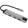 Image de 49141 station d''accueil USB 3.2 Gen 1 (3.1 Gen 1) Type-C Noir, Argent, Hub USB