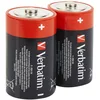 Image de VERBATIM Piles bloc alcalines Premium I 1.5V I Pile mono D-LR20 I D Piles alcalines I Piles pour radio, appareil photo, torche, télécommande et bien plus I Pile alcaline Premium I 2 pièces