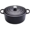 Image de Cocotte LE CREUSET SIGNATURE Noire diam24cm