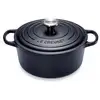 Image de Cocotte fonte rond 24 cm noir Le Creuset