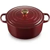 Image de Le Creuset Cocotte Signature en Fonte Émaillée avec Couvercle, Ø 28 cm, Ronde, 6.7 L, 6.125 kg, Garnet, 21177289494441