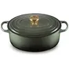 Image de Cocotte LE CREUSET 31CM THYM BOUTON DORÉ
