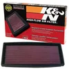 Image de K&N Filtre à air de remplacement compatible avec Ford Bronco, F150/F250/F350/F450 1987-1997, VW Jetta 1.8 1989-1991 (33-2023)