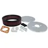 Image de K&N Filtre à Air rond compatible avec carburateur Stromberg 175 CD, trou central, diamètre 150 mm, Hauteur d'assemblage 47mm (56-1620)