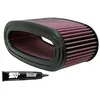Image de K&N Filtre à air de remplacement compatible avec Ford F250, F350, F59 7.3D 1994-1997 (E-1946)