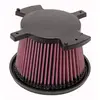 Image de K&N Filtre à air de remplacement compatible avec Chevrolet Silverado 6.6L-V8 Diesel 2005-2010 (E-0781)