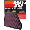 Image de K&N Filtre à air de remplacement compatible avec Chevrolet Camaro (SS/ZL1) 3.6/6.2L 2010-2015 (33-2434)