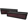 Image de K&N Filtre à air de remplacement compatible avec BMW X5 / X6 M 2009-2014 4.4 V8 (33-2449)