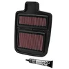 Image de K&N Filtre à air de remplacement compatible avec Arctic Cat Prowler 700 2009-2015 (AC-7009)