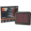 Image de K&N Filtre à air de remplacement compatible avec Mitsubishi Outlander 2.0, 2.4, 3.0 / Lancer 1.6, 2.0, 2.4/ ASX 2013- / Peugeot 4008 1.6, 2.0 2013-2015 / Citroën C4 Aircross 1.6, 2.0 2012-15 (33-3015)