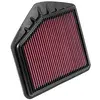 Image de K&N Filtre à air de remplacement compatible avec Hyundai Genesis Sedan 5.0L V8 2015-2016 (à gauche) (33-5021)