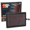 Image de K&N Filtre à air de remplacement compatible avec Hyundai Sonata 2.0, 2.4 2015- / Kia Optima 1.7D, 2.4 2015- (33-5026)