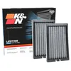 Image de K&N Filtre à Air d'Habitacle compatible avec Jeep Wrangler JL 2.0 & 3.6 2018- (ensembl de 2 pièces) (VF2064), Blanc