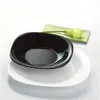 Image de Dajar Luminarc Carine Assiette à Soupe en Verre, Noir, 21 cm