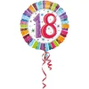 Image de amscan 16067 01 Ballon gonflable 18 Radiant Birthday Multicolore