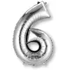 Image de amscan S - Forme : 6 Argent