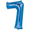Image de amscan Anagram 2829101 Ballon Gonflable en Forme de Chiffre 7 Bleu 81,3 cm 86,4 cm
