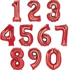 Image de amscan 2829801 S/Forme: 9 Rouge