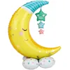 Image de Amscan 4245911 - Airloonz Moon & Stars Rempli d'air Ballon en aluminium 101cm x 139cm
