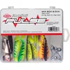 Image de Berkley Pulse Shad Mixbox Boîte de Leurres Souples avec Têtes Plombées pour la Pêche des Carnassiers en Eau Douce, Brochet, Perche