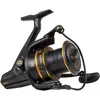 Image de PENN RIVal Moulinet Spinning Long Cast, pour la Pêche en Mer en Surcasting, Pêche du Bord, Long lancer, depuis la Plage, Poisson Plat, Bar, Maquereau, Gold, 8000